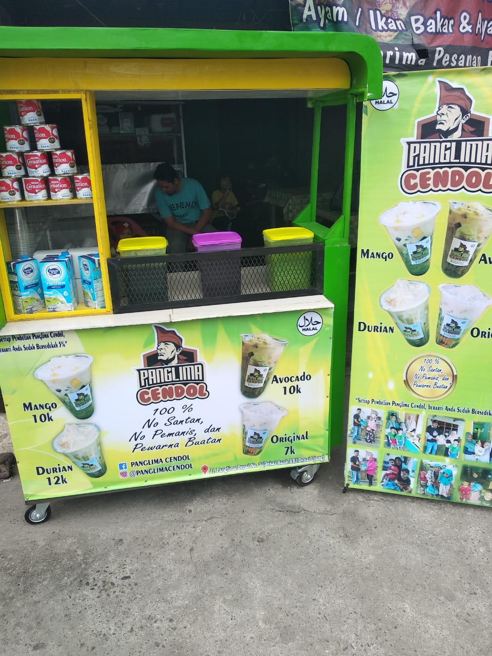 Inovasi Edy Syahputra Hadirkan  Cendol Tanpa Santan